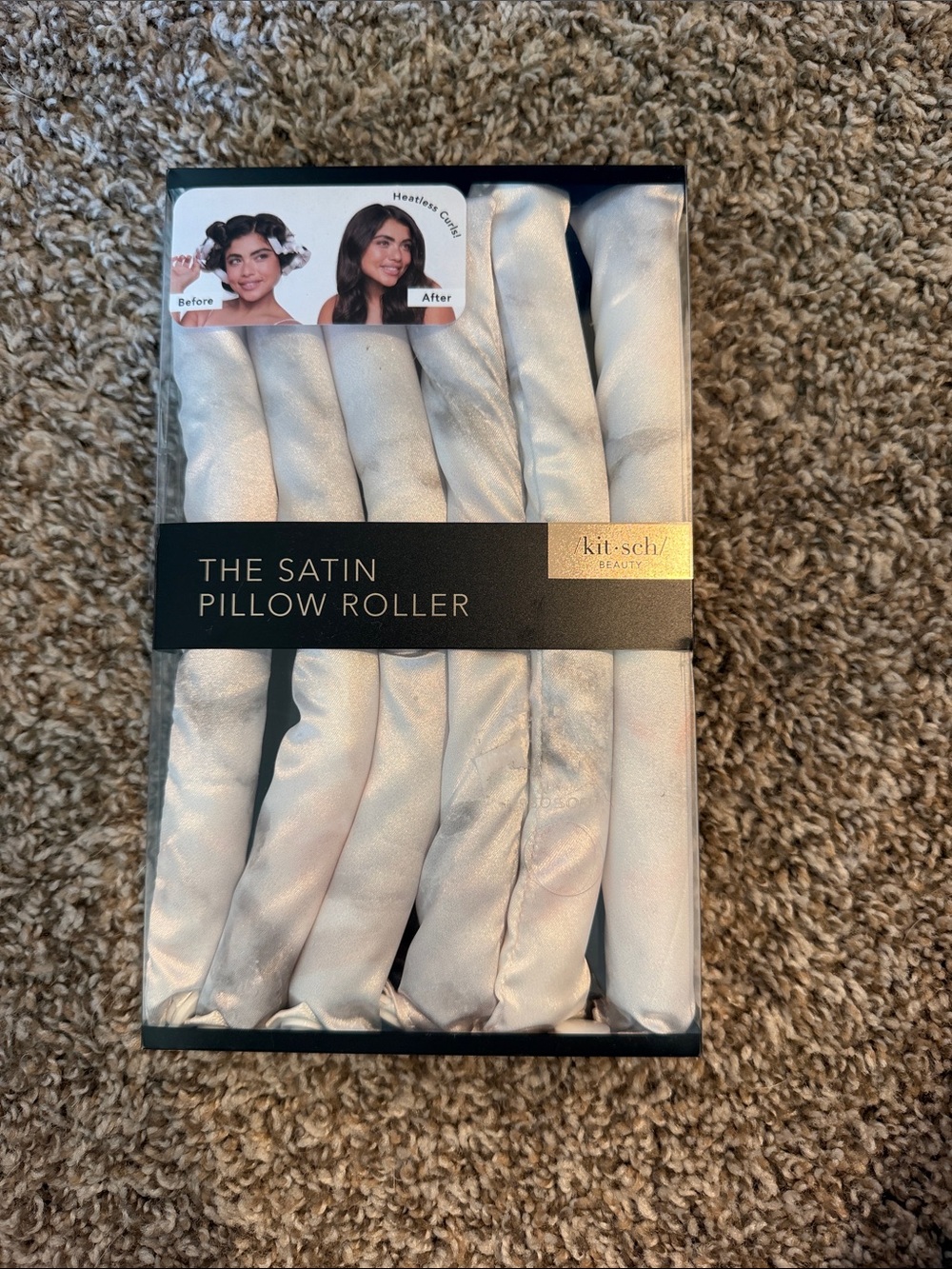 Kit-sch satin pillow rollers